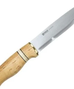 Helle Sylvsteinen, Triple Laminated Stainless Steel,Curly Birch Handles