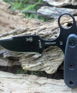 ESEE Knives Tertiary Push Dagger Knife Black with Handles