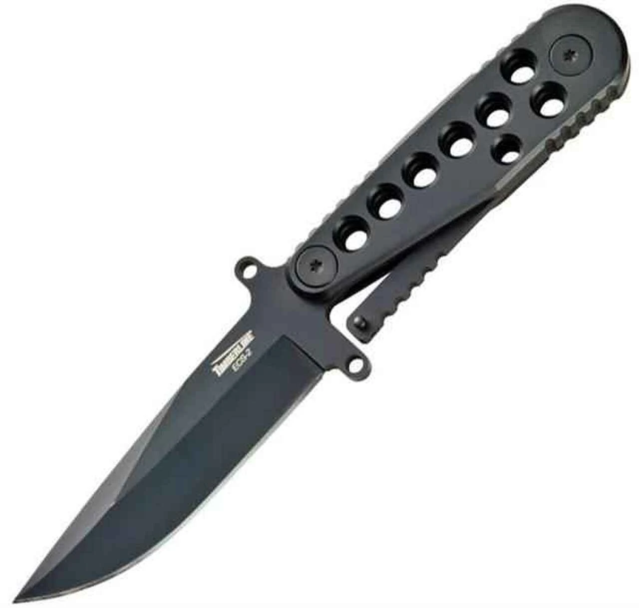Timberline Tactical ECS. 8 1/4", Drop Point Blade, Black Zytel Handles, ComboEdge 1 Timberline Tactical ECS. 8 1/4", Drop Point Blade, Black Zytel Handles, ComboEdge