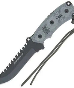 Tops Steel Eagle, Black Linen Micarta