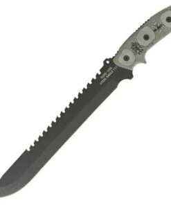 TOPS Steel Eagle, Extra Heavy Duty, 1095 Carbon Steel, Black Linen Micarta