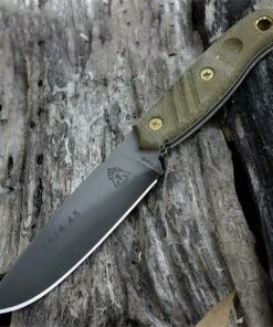 TOPS Knives, Baja 4.5, Green Canvas Micarta Handle
