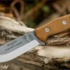 TOPS BROSTBF B.O.B. Fieldcraft, 4.75" 1095 Plain Blade, Tan Canvas Micarta Handle-Kydex Sheath