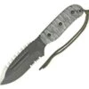 Tops Stryker Defender Tool, 1095 high Carbon Steel, Black Linen Micarta