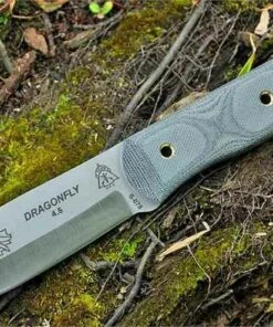 TOPS Dragonfly, 1095 High Carbon Steel, Canvas Micarta Handle