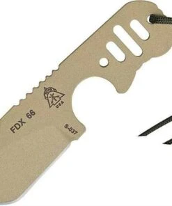 TOPS FDX 66, Coyote Tan 1095 High Carbon, Skeletonized Handle