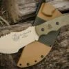 Tops Tom Brown Tracker, Desert Tan Micarta Handle, Kydex Sheath