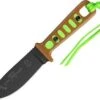 Tops Lite Trekker, Tan & Neon Green, w/ Kydex Sheath