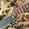 TOPS Viper Scout Fixed Blade, 1095 High Carbon Steel, Red/Black G-10 Handle