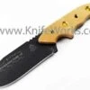 Tops Wilderness Guide 4.0, Tan Canvas Micarta Handle, Coyote Tan Ballistic Nylon w/ Removable Flap
