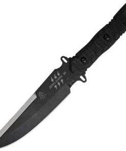 Tops Zero Dark 30, Black Micarta Handle, w/ Ballistic Nylon Sheath