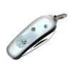 Moki Mini Pendant, White M.O.P. w/Abalone Dots, Plain Edge