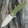 Kizer Cutlery V3471A2 Gemini Flipper, 3.13 in. VG-10 Blade, Green G10 Handle LinerLock