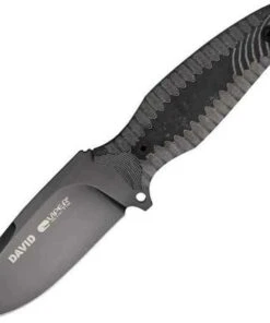 Viper David, D2 Steel, Black PVD Coating, Black Micarta Handle