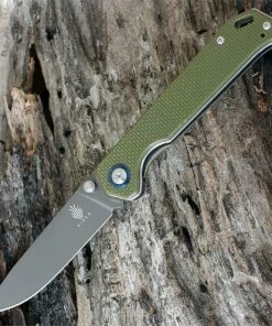 Kizer Cutlery Kizer V4458A2 Begleiter Vanguard Series 3.5 in. VG-10 Green G-10 Folder