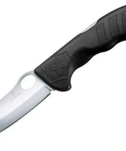 Victorinox Swiss Army Hunter Pro, Plain Edge, Black Handle