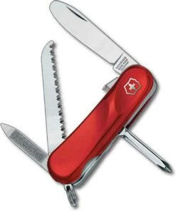 Victorinox Swiss Army Delemont Junior 09, Red Zytel Handle