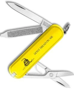 Victorinox Swiss Army Knife Classic "Don't Tread on Me", Yellow