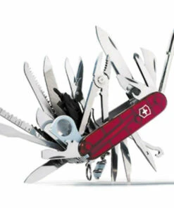 Victorinox Swiss Army SwissChamp XLT, Translucent Ruby, 91mm