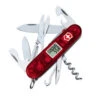 Victorinox Swiss Army Traveller Lite, Ruby Handle, Digital Clock