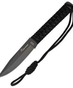 WildSteer Wild Tech 2, Black Blade, with Black Paracord