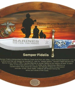 Case United States Marine Corps Commemorative White Synthetic Bowie