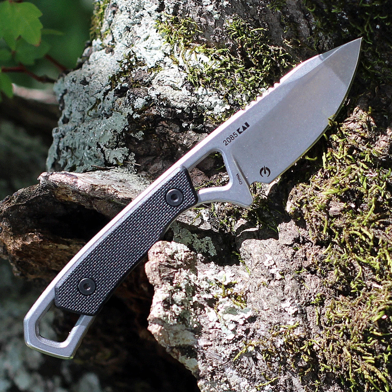 Kershaw Knives Kershaw Brace Neck Knife 2085, 2.0" 8Cr13MoV Stonewashed Blade, Stainless Steel Handle 2 Kershaw Knives Kershaw Brace Neck Knife 2085, 2.0" 8Cr13MoV Stonewashed Blade, Stainless Steel Handle - Image 2