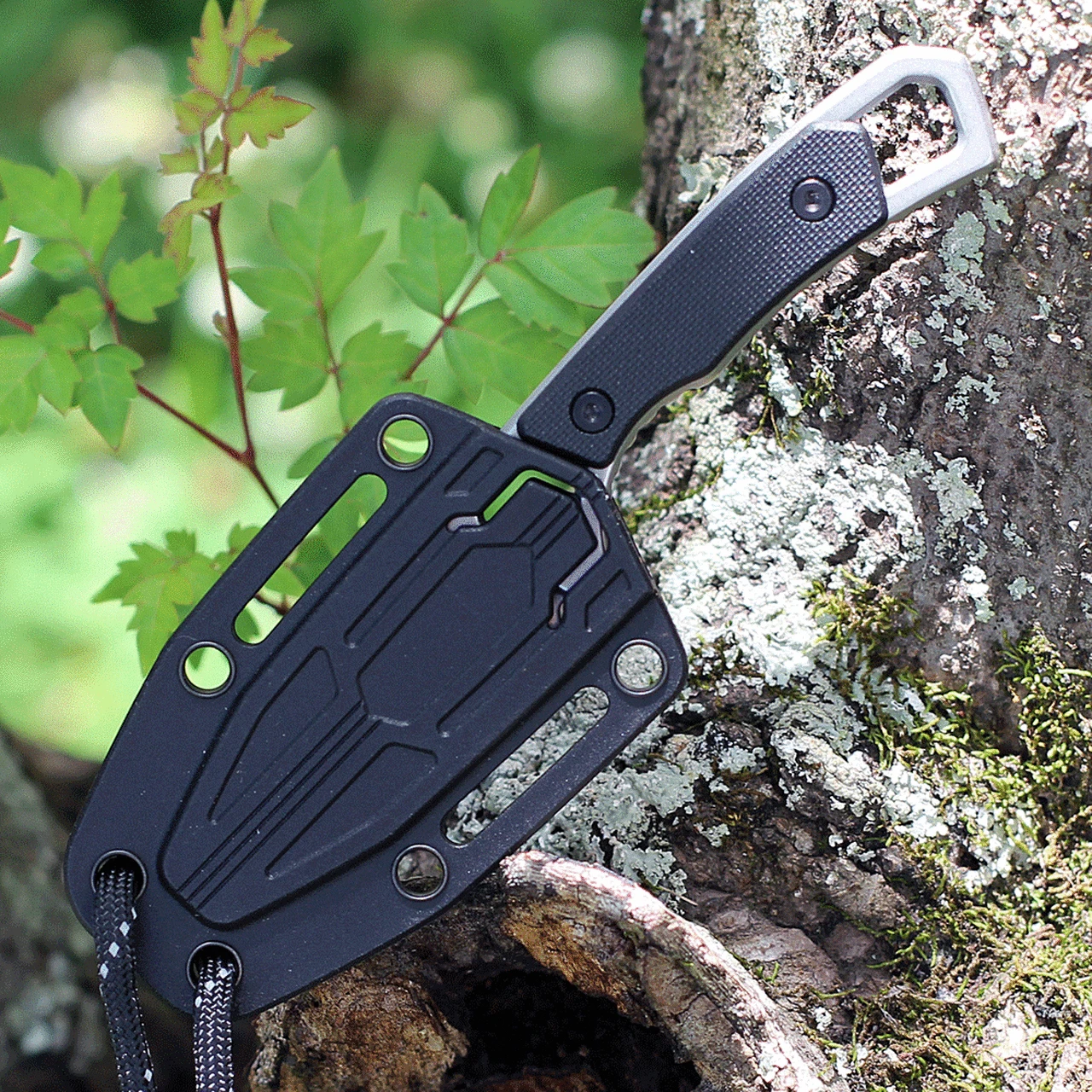 Kershaw Knives Kershaw Brace Neck Knife 2085, 2.0" 8Cr13MoV Stonewashed Blade, Stainless Steel Handle 3 Kershaw Knives Kershaw Brace Neck Knife 2085, 2.0" 8Cr13MoV Stonewashed Blade, Stainless Steel Handle - Image 3