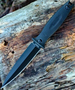 Kershaw Knives Kershaw 4007 Secret Agent, 4.4" 8Cr13MoV SS Black Blade, GFN/Rubber Overmold Handle