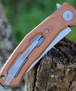 Kershaw Knives Kershaw Concierge - Brown Canvas Micarta (3.2"D2 Satin) 4020MIB 7 Kershaw Knives Kershaw Concierge - Brown Canvas Micarta (3.2"D2 Satin) 4020MIB -Knifeworks Sales Store ks4020mcb.2 02735.1642425208