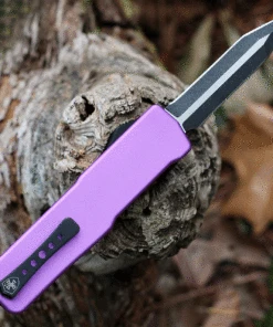 Templar Knife Co. Templar Premium Lightweight Large OTF -Alum. Purple (3.55" D2 Blk Dagger) LA-AP-12-1 -Knifeworks Sales Store laap121 58627.1635532541
