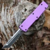 Templar Knife Co. Templar Premium Lightweight Small OTF -Alum. Purple (3" D2 Blk Tanto) SA-AP-22-1