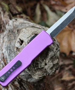 Templar Knife Co. Templar Premium Lightweight Large OTF -Alum. Purple (3.55" D2 Blk Drop Point) LA-AP-32-1 -Knifeworks Sales Store laap321 33797.1635532475