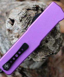 Templar Knife Co. Templar Premium Lightweight Large OTF -Alum. Purple (3.55" D2 Blk Dagger) LA-AP-12-1 -Knifeworks Sales Store laap 51265.1635532541