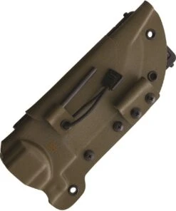 Halfbreed Blades Halfbreed Large Bush Knife - Black G-10 (5.7" D2 Ranger Green ) LBK-01OD -Knifeworks Sales Store lbk 01 sheath od 66598.1629752807