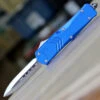 CobraTec Knives LBLUFS-XLDAGNS Large FS-X Blue , 3.50" D2 Steel Dagger, Anodized Aviation Aluminum Handle
