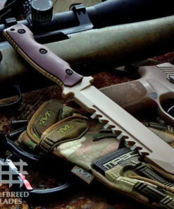 Halfbreed Blades Halfbreed Large Survival Knife - Dark Earth G-10 (6.89" K110 Tanto) LSK-02DE