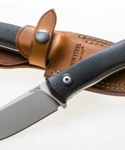 LionSteel Lion Steel TM4G10 M4G10 Black, 3.74" M390 Fixed Blade