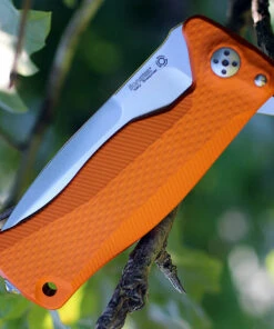 LionSteel Lion Steel SR-11 Aluminium Orange SR11AOS, 3.70" Sleipner Plain Blade -Knifeworks Sales Store lstsr11aos.4 71049.1566585878