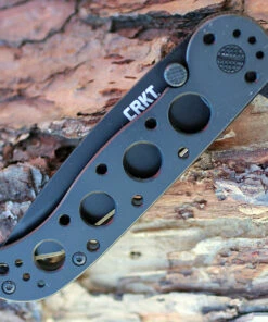 CRKT M16-02KS Framelock Tanto, 3.05" 12C27 Sandvik Plain Blade, Black Stainless Handle -Knifeworks Sales Store m16 02ks.3 59688.1566585934