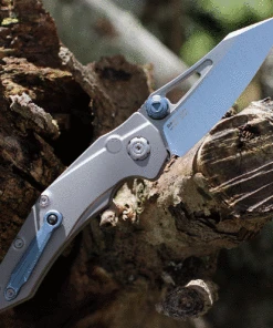 Maxace Knives Babylon - Gray Ti (3.74" Satin) MBB01 -Knifeworks Sales Store mbb01 02725.1629739006