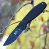 ESEE Knives Esee Expat MEDELLIN01B, 3.5" Black AUS-8 Plain Blade, Black FRN/Stainless Handle