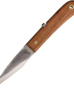 Mikihisa Double Bevel Moroha Folder, Cherry Wood Handle, 4" Blue Paper Steel -Knifeworks Sales Store mika110 1 48266.1566585835