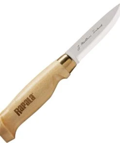 Rapala NK26292 Classic Birch Drop Point, 3.75" 420 Plain Blade, Birch Handle