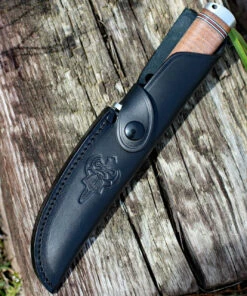 Fallkniven Frey Northern Light (5.13" Satin VG10) Stacked Leather - Leather Sheath NL4L -Knifeworks Sales Store nl4l 52780.1627657846