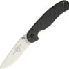 Ontario 8836 Rat II Folder, 3" AUS-8 Plain Blade, Carbon Fiber Handle