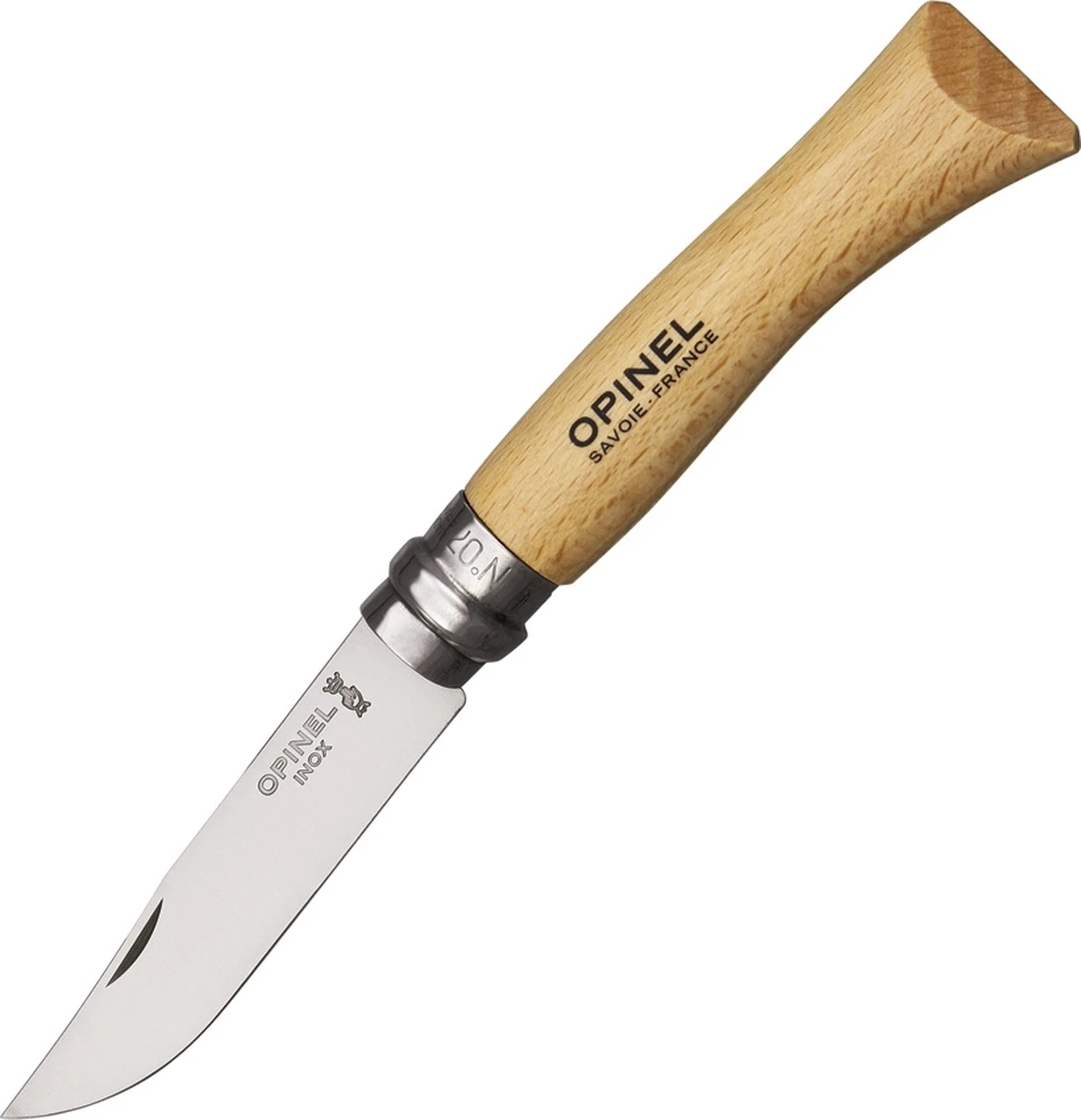 Opinel No 7 OP00693, 4" Closed. Beechwood Handle-015356 1 Opinel No 7 OP00693, 4" Closed. Beechwood Handle-015356