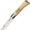 Opinel VRI No 6 OP23060, 3 5/8" Closed, Beechwood Handle