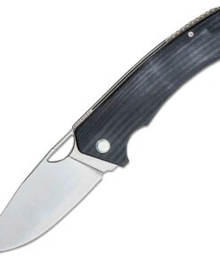 PMP Knives PMP Spartan XL Front Flipper - Black G-10 (4" N690 SW) SPRTNXLG