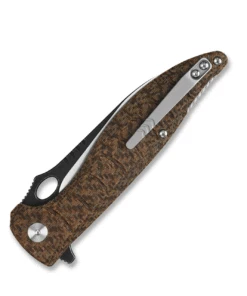 QSP Knife QSP Locust Brown Micarta (3.8” 154CM Black/Satin) QS117-A -Knifeworks Sales Store qs117a 1 08452.1626878530